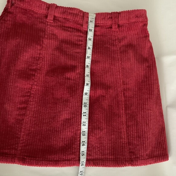Disney Pixar Turning Red Corduroy Mini Skirt S - Picture 6 of 11